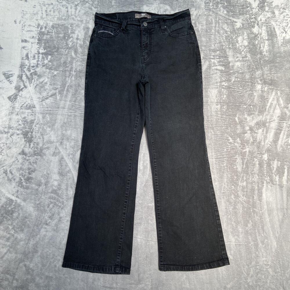 Levi's Perfectly Slimming 512 Bootcut Jeans Women's Size 10‎ S/C Black